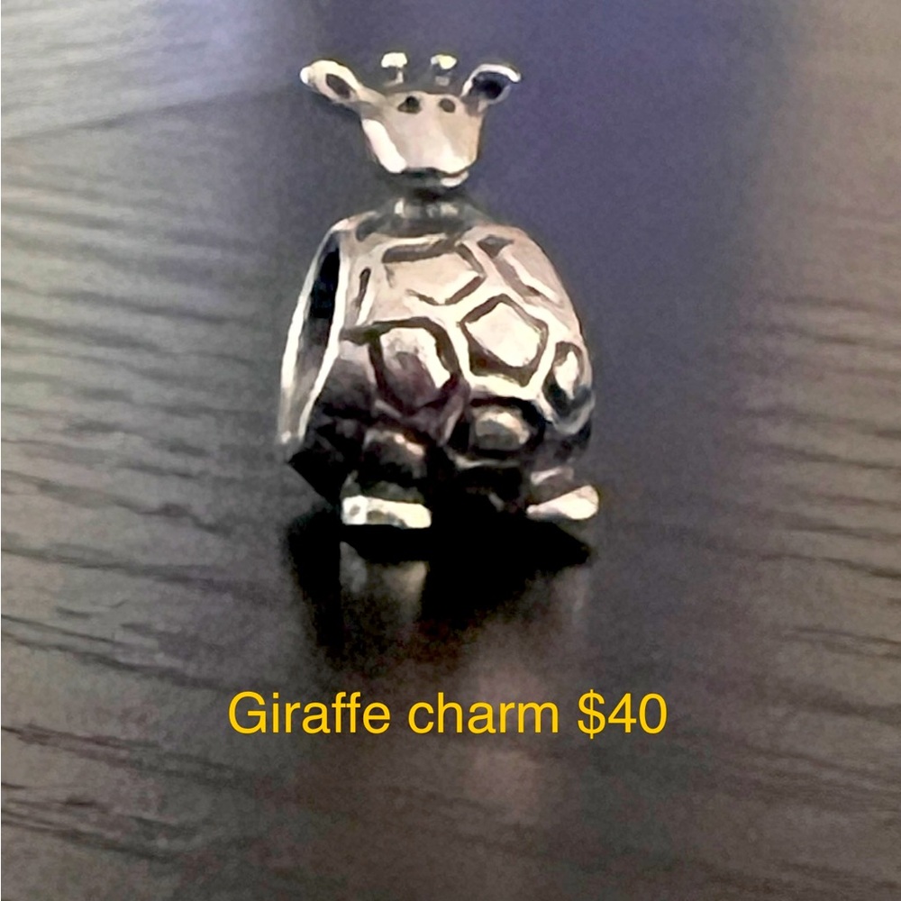 Authentic Pandora Giraffe Charm